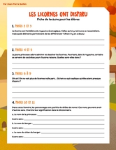 Les licornes ont disparu - Primaire -  2<sup>e</sup> cycle