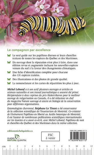 Papillons et chenilles du Québec et des Maritimes (souple)