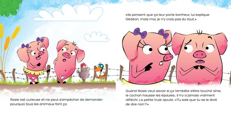 le cochon qui voulait dire non