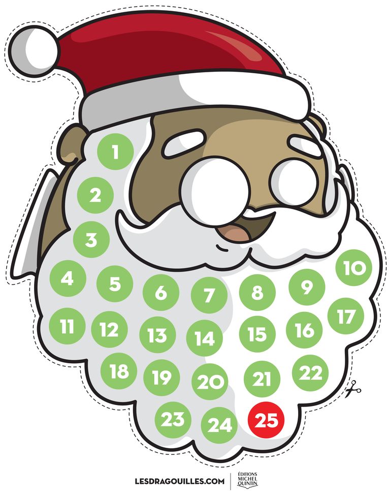 Les dragouilles - Bâtis ton calendrier de l'avent