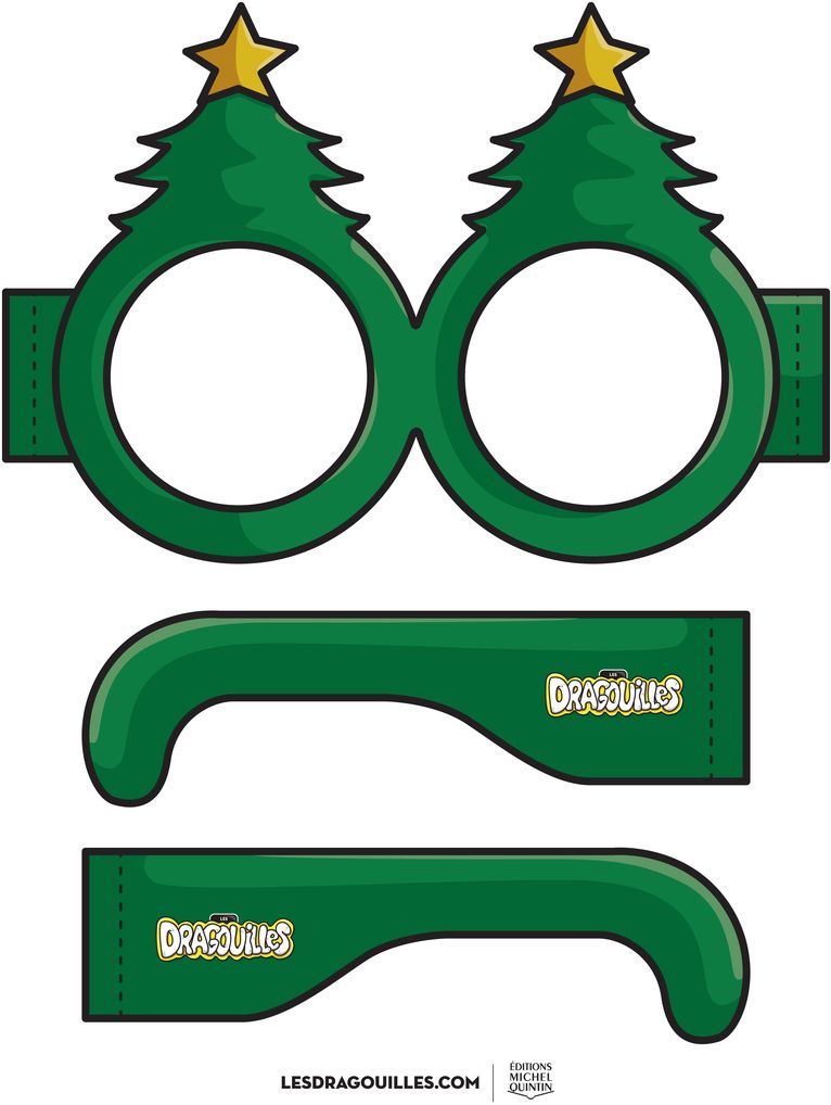 Les dragouilles - Conçoit tes lunettes de Noël
