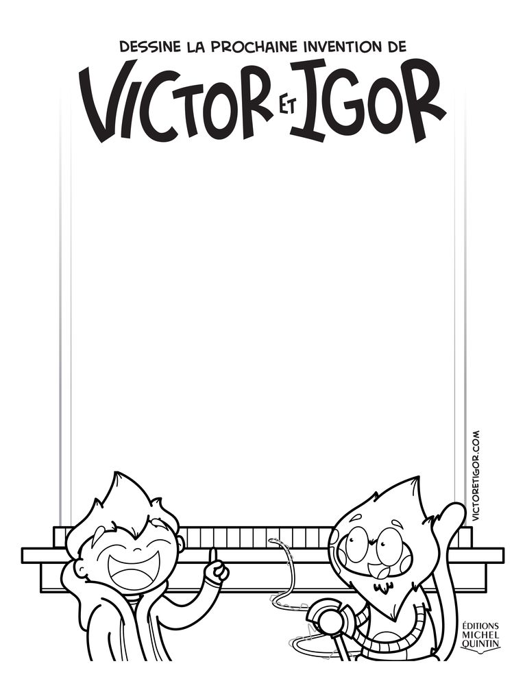Victor et Igor - Dessine la prochaine invention de Victor et Igor