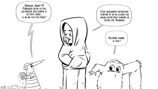 Guiby, le superbébé - Guiby vs Coronavirus