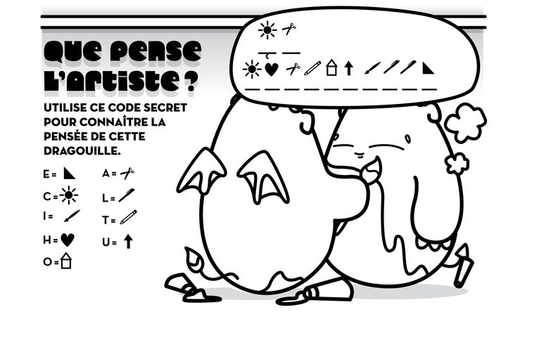 Les dragouilles - Code secret L'artiste